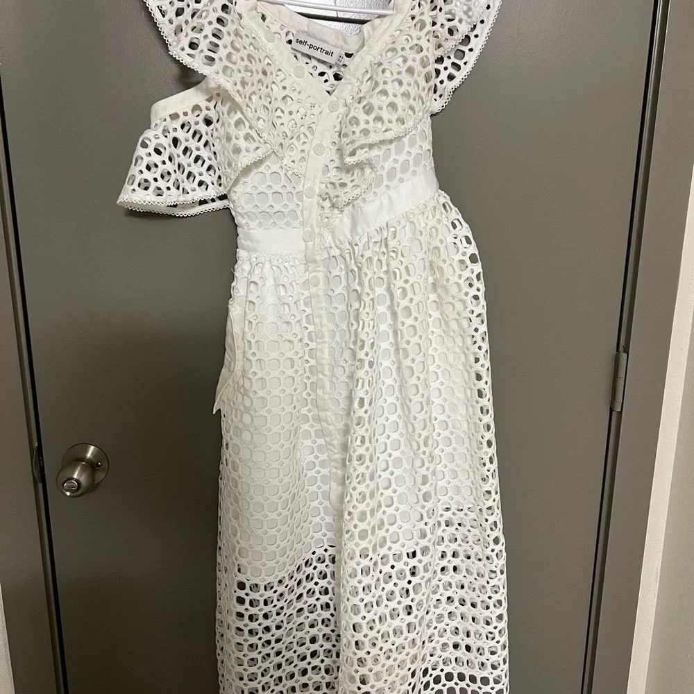 Self Portrait White Dress - Picture 5 of 6